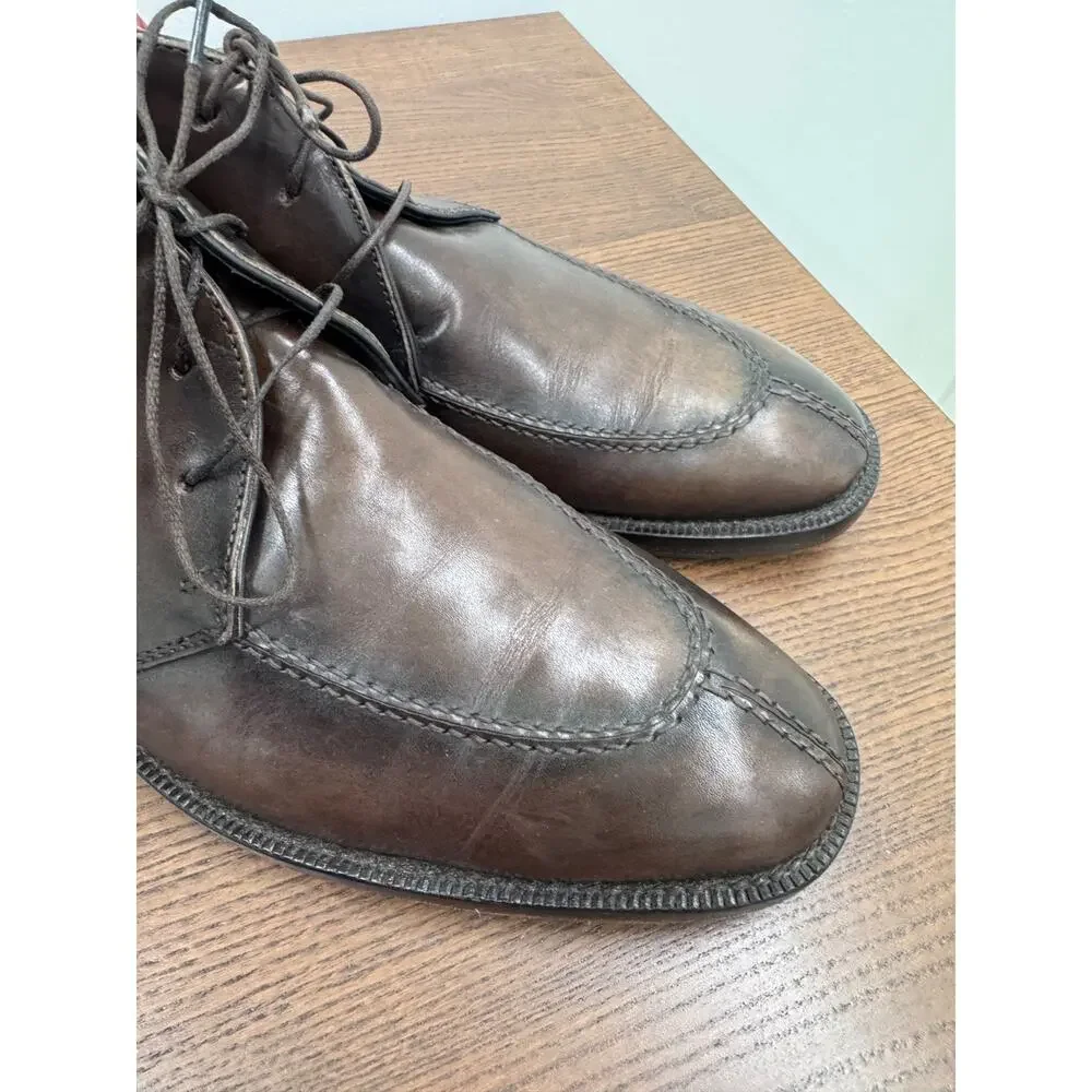 Allen Edmonds Rafael Chukka BROWN Dress Boots Size 11.5D Made In Italy (SH300THR
